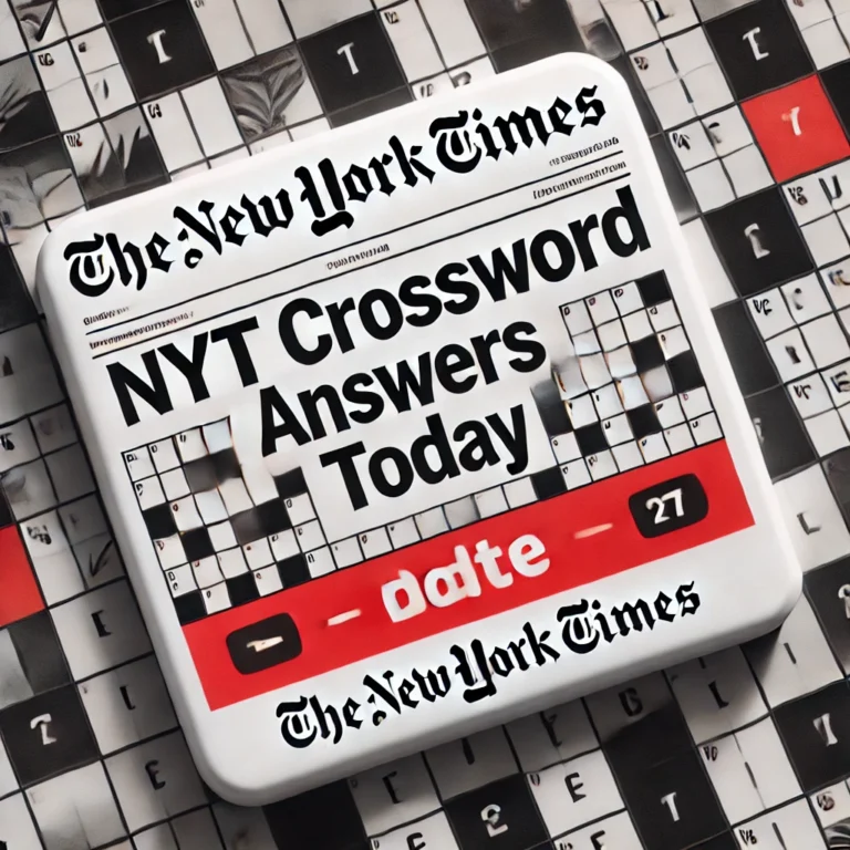 NYT Crossword Answers